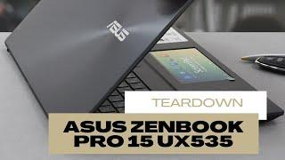 ASUS ZenBook Pro 15 UX535 - teardown