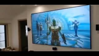 XY screen ALR Black Crystal for normal projector on Epson6300