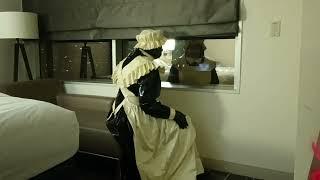 Maid Watching for Trains Video 3