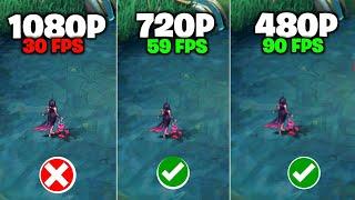 How to Change SCREEN RESOLUTION to Fix FPS DROP in Mobile Legends & Any Games without Root!