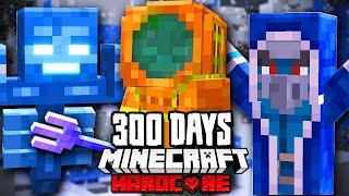 I Survived 300 Days in an APOCALYPTIC BLIZZARD in Minecraft...