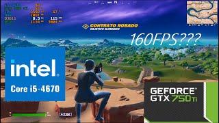 GTX 750 ti | Fortnite Benchmark | ARENA MODE Cap3 Temp.4 | i5 4670