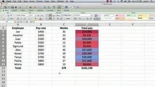 How to Make a Cell Turn a Color in a Formula in Excel : Using Microsoft Excel