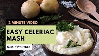 Easy Celeriac Mash for beginner's #glutenfree #vegan #easyrecipe