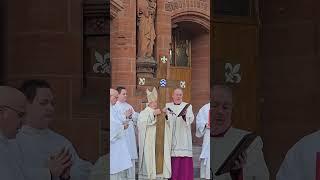 Bishop Toal with the priests and faithful of Motherwell Diocese open Jubilee 2025 #jubilee #catholic