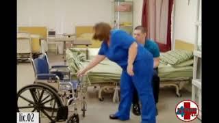 Transfering patient from bed to chair