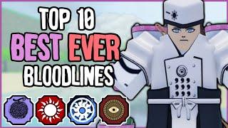 Top 10 BEST EVER Shindo Life Bloodlines | Shindo Life Bloodline Tier List