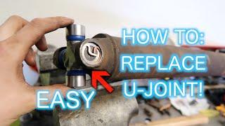 DIY: U-JOINT REPLACEMENT! 1973 Camaro - Jon's Garage