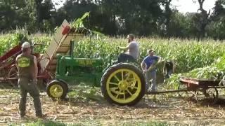 Very Old Farm Machinery In Operation