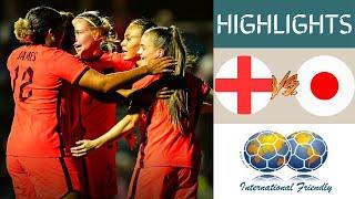  England vs Japan  Women's Friendlies Highlights