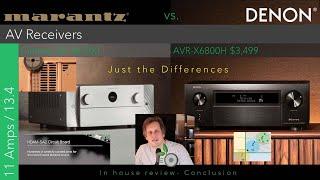 Denon AVR-X6800H vs Marantz Cinema 30 - Just the Differences Conclusion