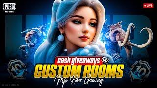 PUBG MOBILE ADVANCE LIVE UC CUSTOM ROOMS PLUS REACTION || MP HEER  LIVE ||GAMING #pubg #custom