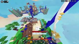 Spawnkilling With Yuzi In 30V30...! (Roblox Bedwars)