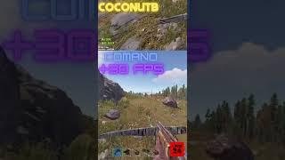 COMAND ON 30 FPS + CoconutB  #RUST24 #CoconutB #rust