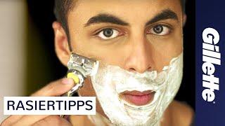 Rasieren - Ein Tutorial mit Tipps zur Nassrasur | Gillette ProShield