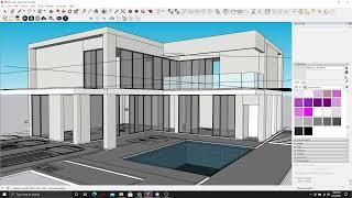 MODERN HOUSE 3D BREAKDOWN IN SKETCHUP / MAKING 3D FASTER