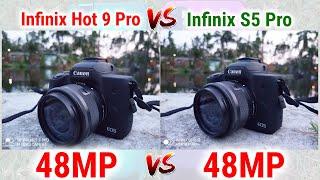 Infinix Hot 9 Pro vs Infinix S5 Pro | 48MP vs 48MP Camera Comparison | HINDI | Data Dock