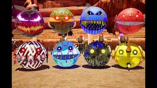 MONSTER PACMAN VS ROBOT PACMAN -WARRIOR MODE #monsterpacman #robotpacman #pacman