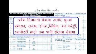 प्रदेश निजामती सेवामा जागीर खुल्यो Madhesh Pradesh Lok Sewa PPSC p2 gov np Apply #pradeshloksewajobs