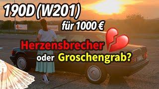 W201 Baby-Benz 190D   für 1000 Euro mit 2 Jahren TÜV 