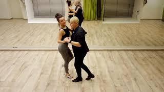 Bachata Moderna partnerwork intermediate by Alina & Eddie