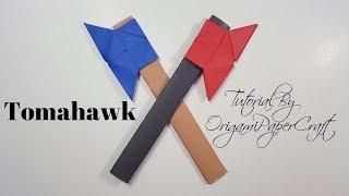 How To Make Origami Axe / Tomahawk