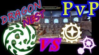 Dragon Nest ПвП Отступник vs Робототехник & Криомант 80lvl