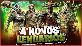 4 NOVOS LENDARIOS QUE NINGUEM PEDIU PRA PLARIUM TRAZER | Raid Shadow Legends