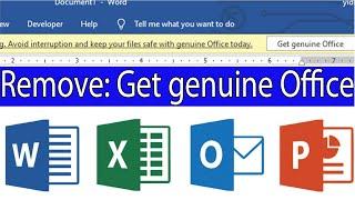 Remove Get Genuine Office Error | You May Be a Victim of Software Counterfeiting | 2024 |