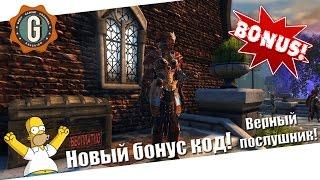 Новый бонус код! Спутник верный послушник! (Neverwinter Online)