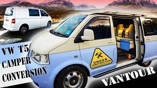 VW Transporter T5 DIY Custom Built Camper Van | Tour and Vanlife