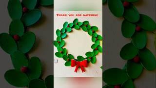 Christmas Decoration Ideas / How To Make Christmas Wreath With Spoons #diy #shortsviral #christmas