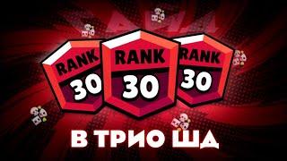 КАК АПАТЬ 30 РАНГИ В ТРИО ШД (самый подробный гайд на трио шд) #brawlstars #30rank #30rankguide