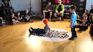 kids 1x1 bboy Вячеслав Фролов vs Богдан - брейкданс чемпионат BBOY NATION FINALS 2020