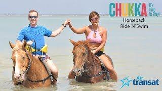 CHUKKA HORSEBACK RIDE N SWIM JAMAICA - RIDE HORSES IN WATER - COOL EXCURSION - WHAT TO EXPECT