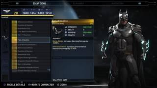 Injustice 2 - Batman Epic Gear Showcase/ Special Moves