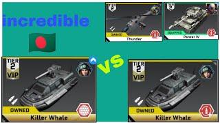 Killer whale Effective armour vs killer whale FR+ massive warfare online fight