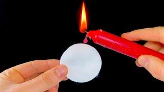 Just Pour Candle Wax onto cotton wool! You will be amazed by this invention!