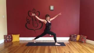 Strong & Steady: 15min Yoga Flow with Melanie Caines