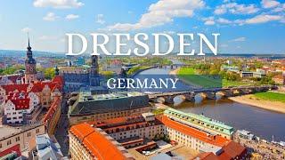 Dresden GERMANY  | Scenic 4K Drone Video | Explore The World Virtually