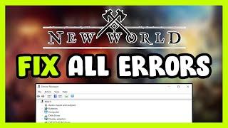 FIX New World Crashing, Freezing, Not Launching, Stuck & Black Screen