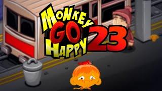 Игра "Счастливая Обезьянка 23" (Monkey GO Happy 23) - прохождение