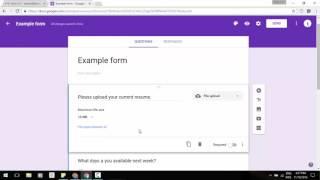 The new “File upload” question type in Google Forms!!