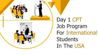 Day 1 CPT Job Program for International Students in the USA