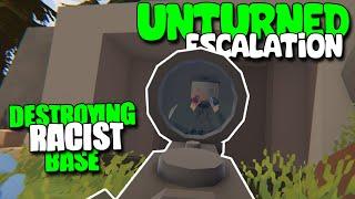 HOW WE DESTROYED RACIST STACKED PLAYER - Unturned (Escalation Survival)