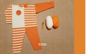 Комбинезон детский крючком. Crochet baby jumpsuit.