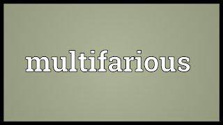 Multifarious Meaning