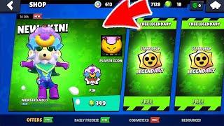 OMG 21 NEW BRAWLERS LEGENDARY GIFTS BRAWL STARS NEW UPDATE