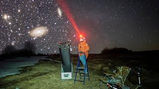 Галактики Боде, Сигара и малоизученная межзвездная пыль. М81 и М82 в созвездии Большой Медведицы