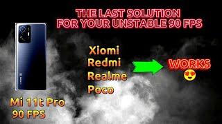 Mi 11t pro pubg how to solve unstable 90 FPS | Works on Any Android device - pubg mobile